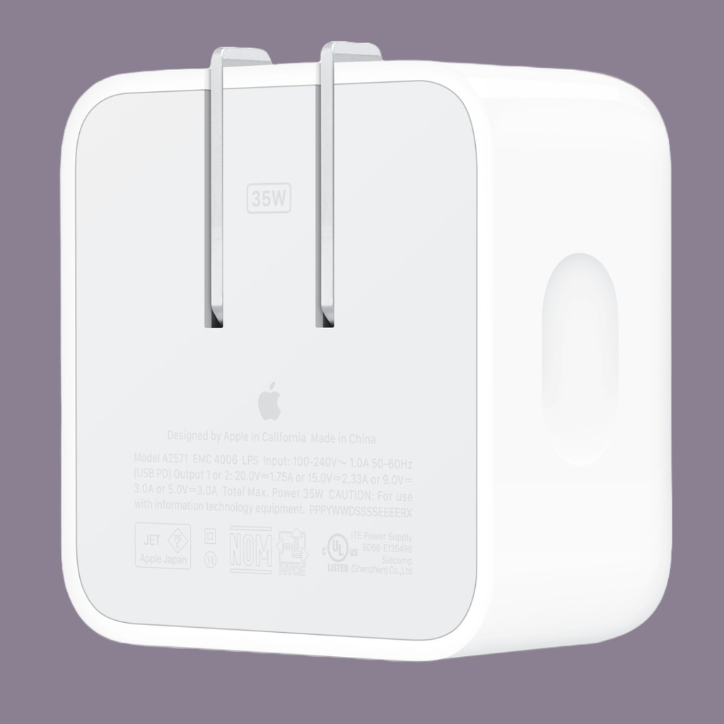 35W Dual USB-C Port Compact Power Adapter