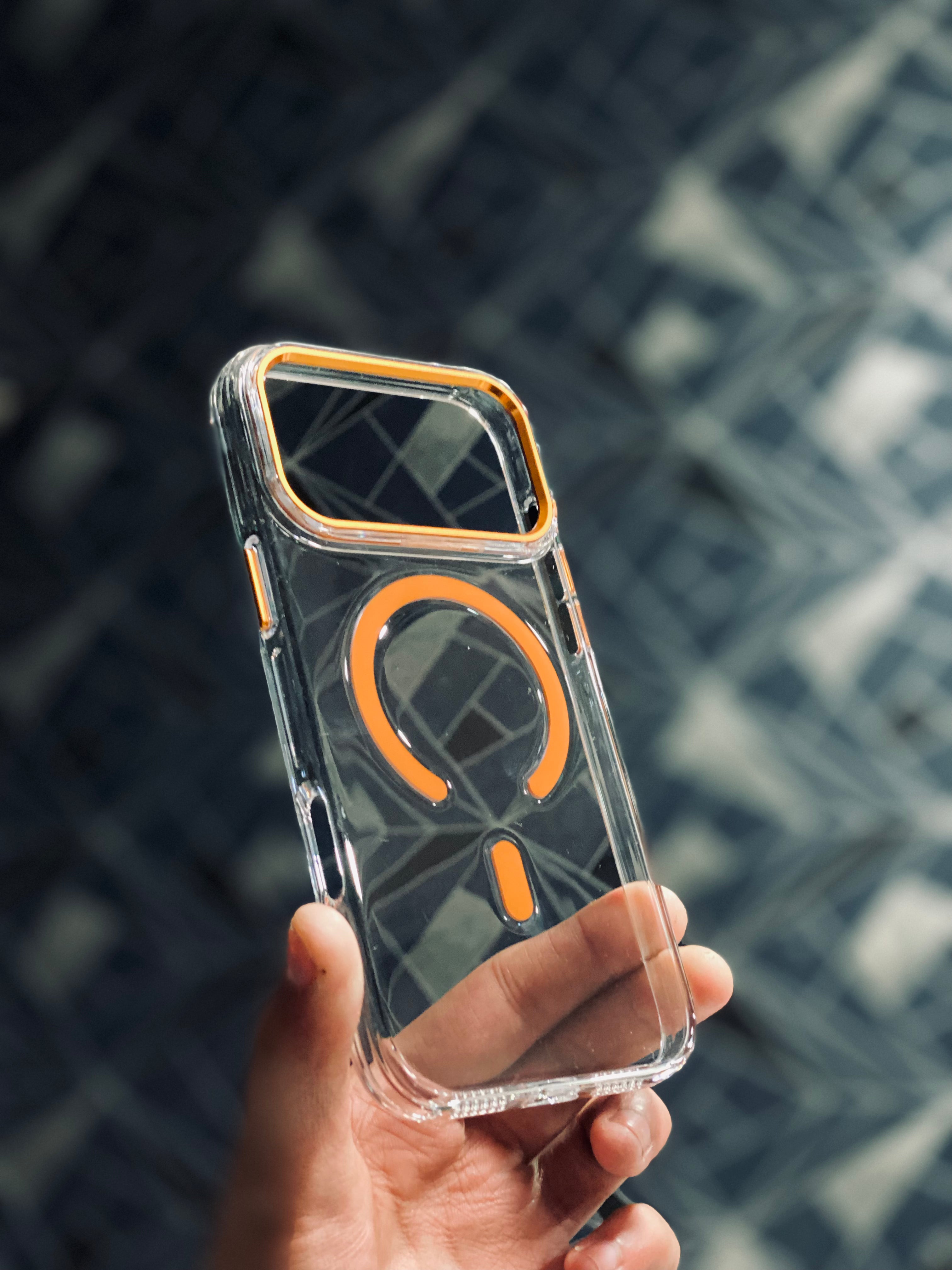 IPhone 17 Pro Max Transparent MagSafe Shock‑Proof Cover