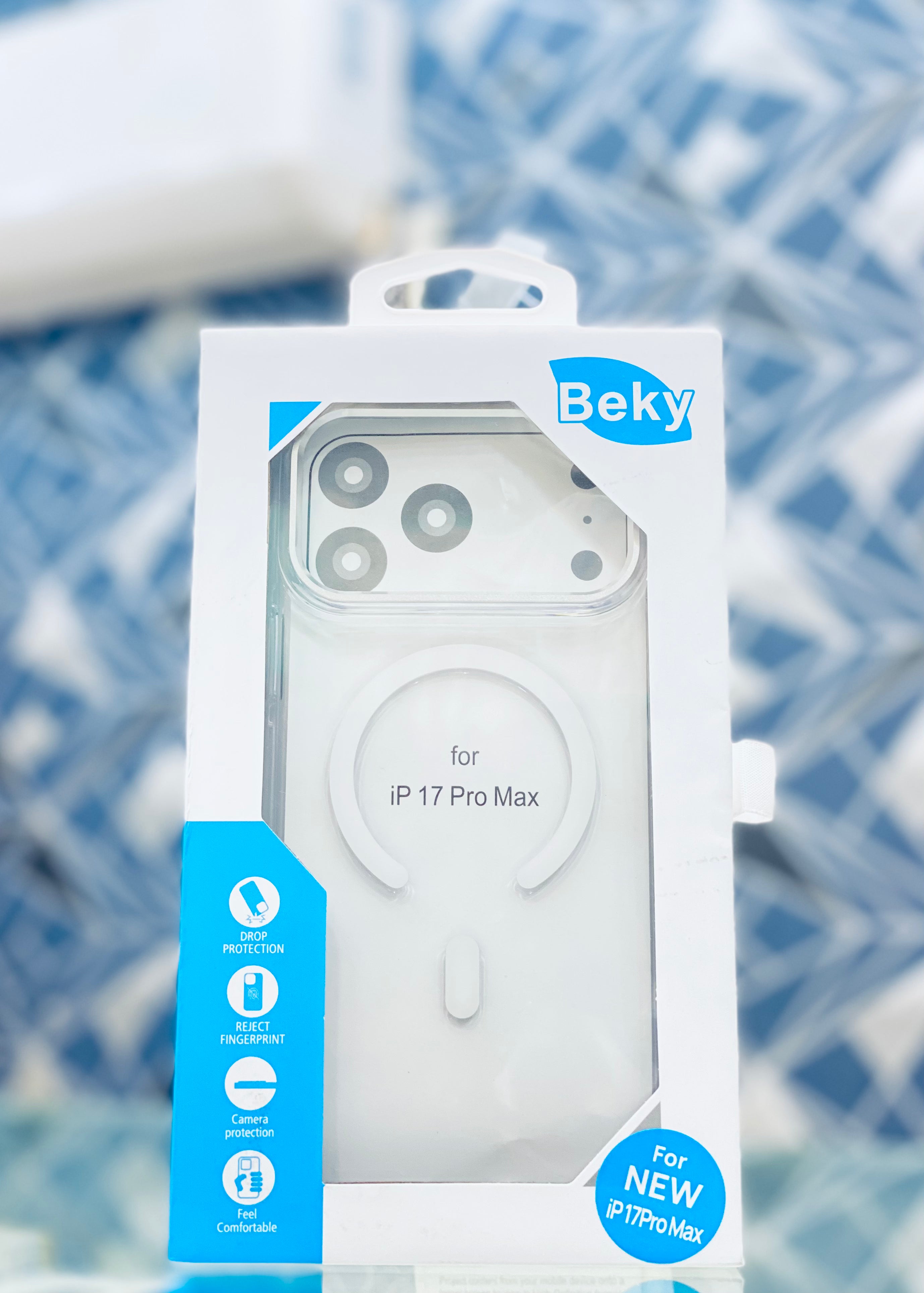 IPhone 17 Pro Max Transparent MagSafe Shock‑Proof Cover