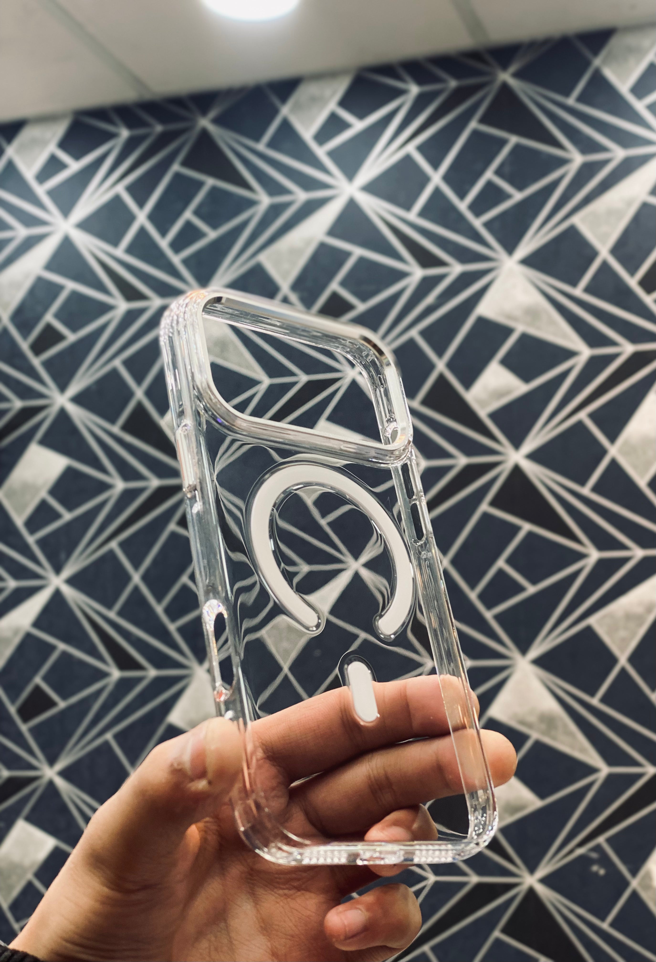 IPhone 17 Pro Max Transparent MagSafe Shock‑Proof Cover