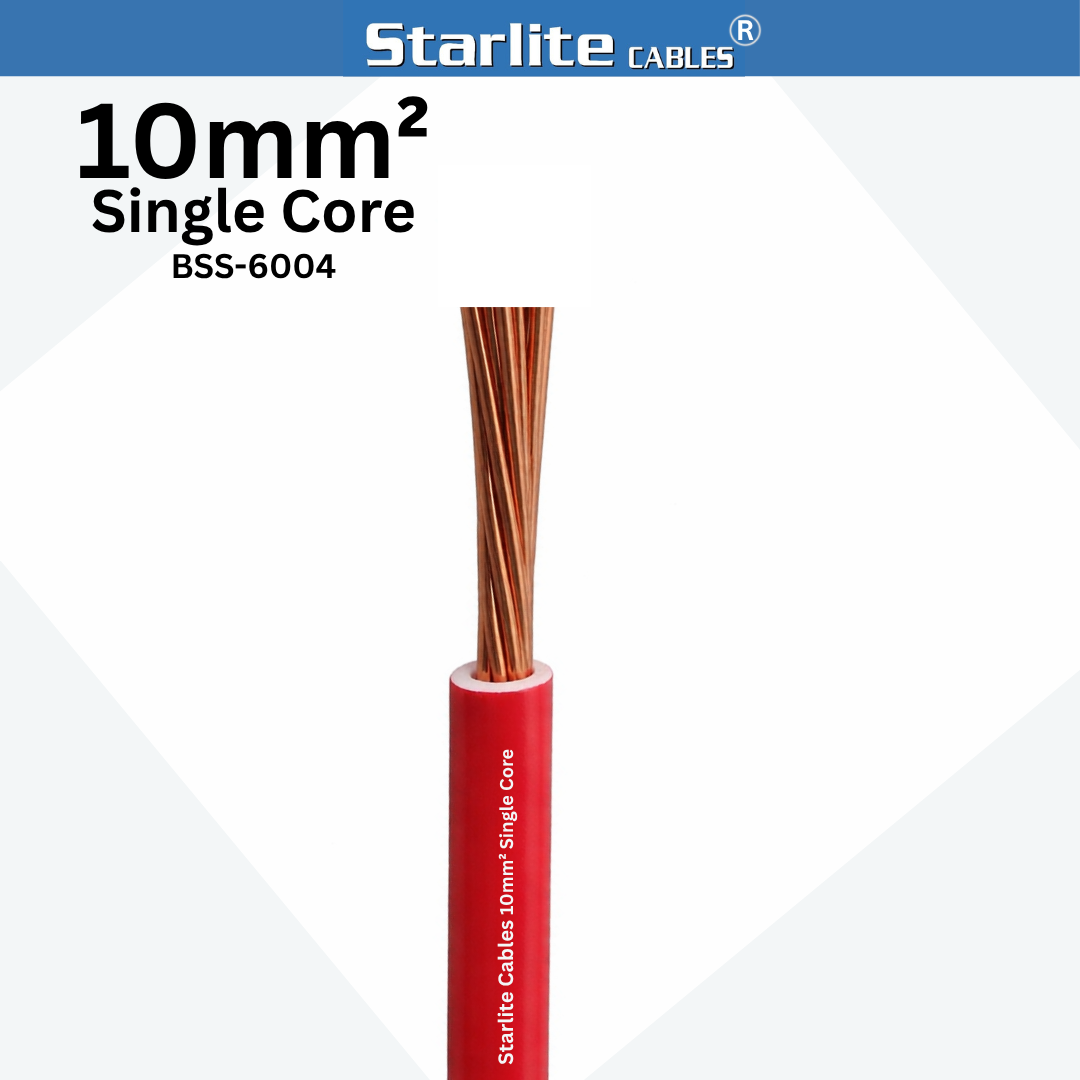 Starlite Cables 10mm² PVC Insulated Copper Cable