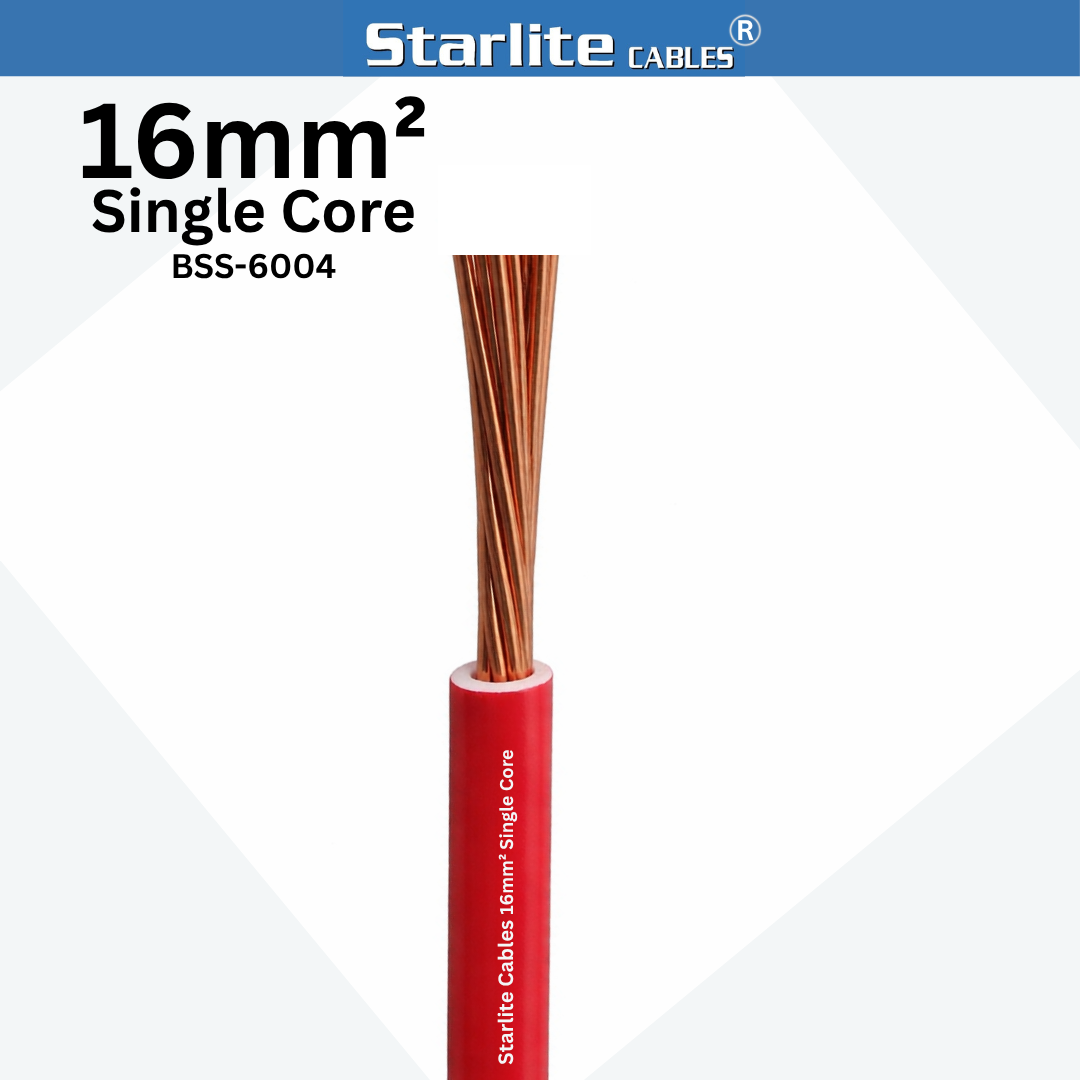 Starlite Cables 16mm² PVC Insulated Copper Cable