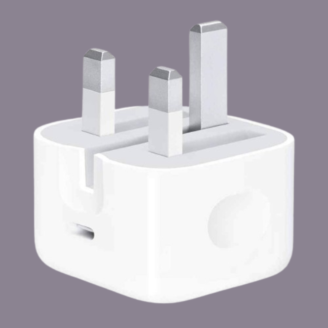 Apple 20W USB-C Fast Charger (3-Pin Plug)