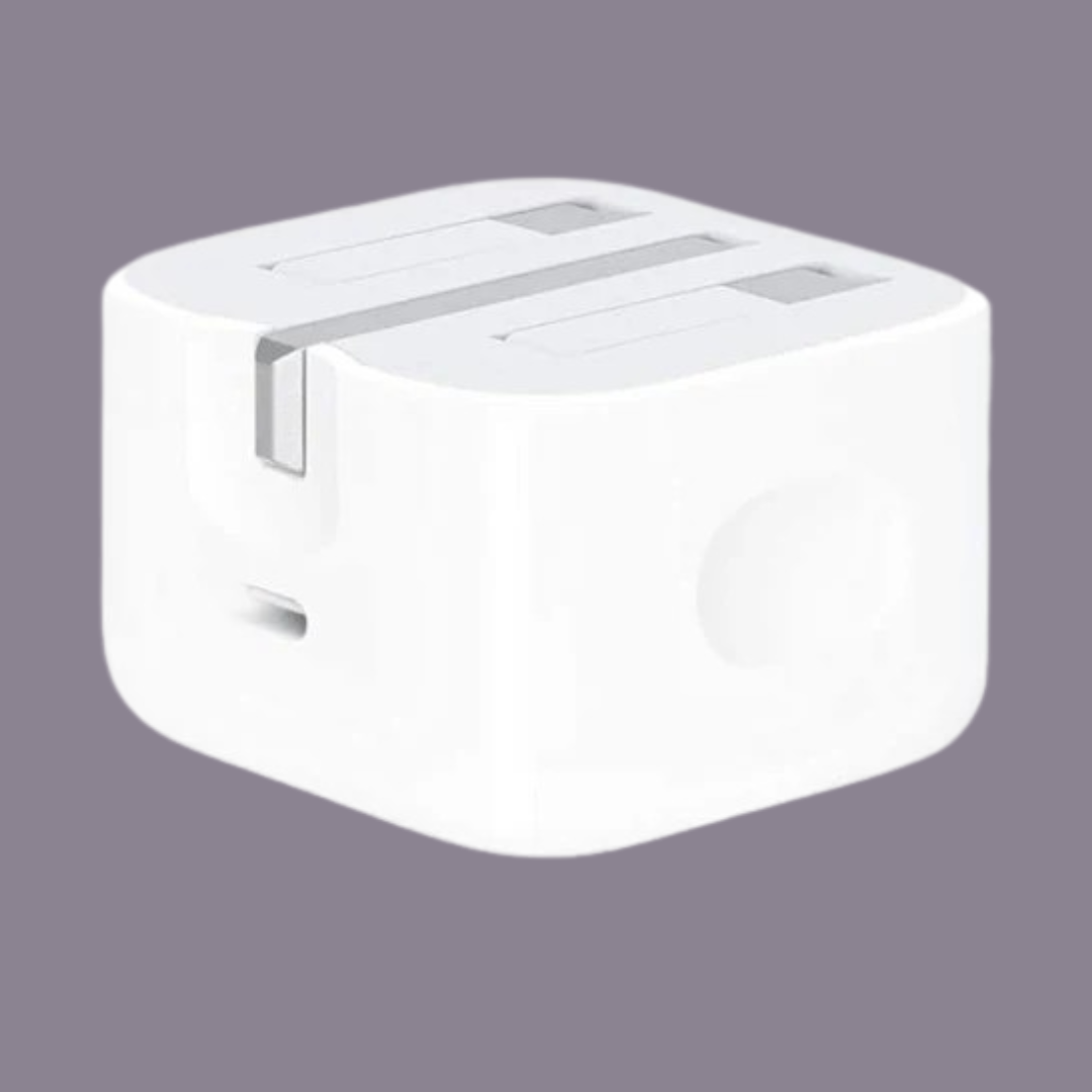 Apple 20W USB-C Fast Charger (3-Pin Plug)