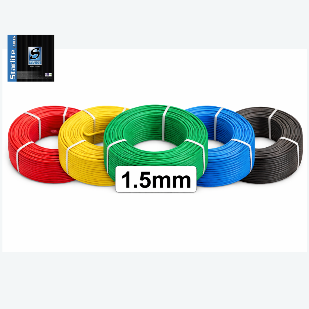 Starlite Cables 1.5mm² PVC Insulated Copper Cable