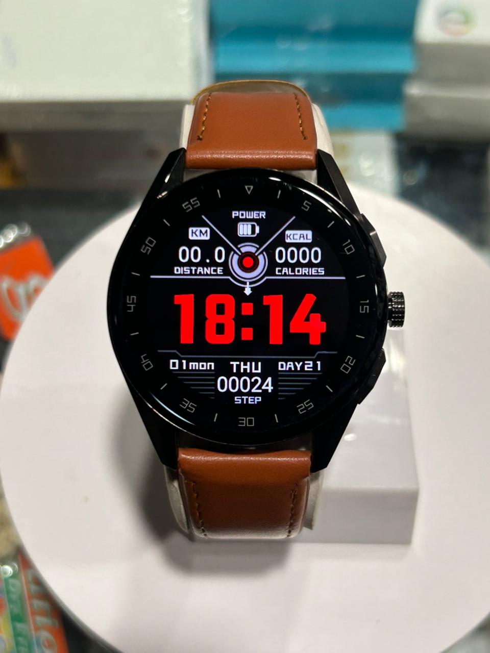 Apex Halo Round Bezel AMOLED Smartwatch